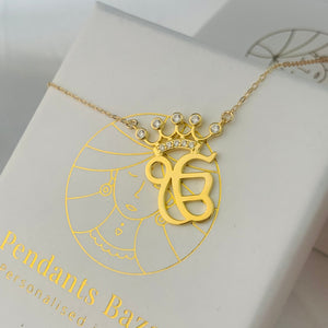 Ek Onkar Crown Necklace ( 925 Sterling Silver)