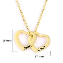 Load image into Gallery viewer, Custom Hearts Necklace (925S Silver)
