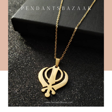 Load image into Gallery viewer, khanda Necklace ☬

