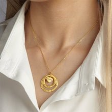 Load image into Gallery viewer, Heart Centric Rings Necklace
