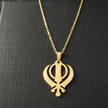 Load image into Gallery viewer, khanda Necklace ☬
