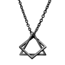 Load image into Gallery viewer, SQ Triangle Necklace (MEN)
