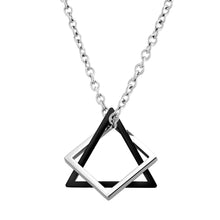 Load image into Gallery viewer, SQ Triangle Necklace (MEN)
