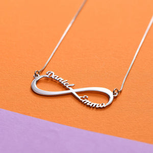 Double Name Infinity Necklace