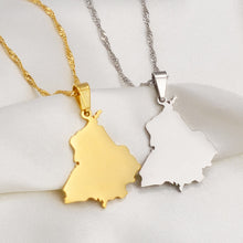 Load image into Gallery viewer, Apna Punjab Necklace (Solid Map Design)
